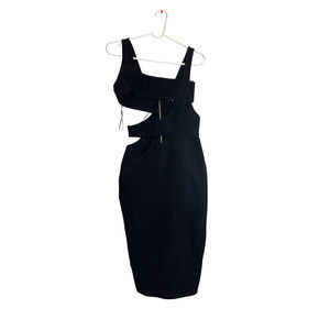 Women’s More Money Honey Cut Out Bandage Bodycon Party Dress Black Size S
